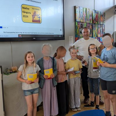 Siegerehrung Mathe-Känguru, 28.06.2024