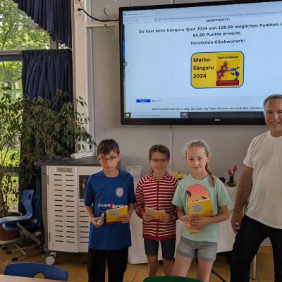 Siegerehrung Mathe-Känguru, 28.06.2024