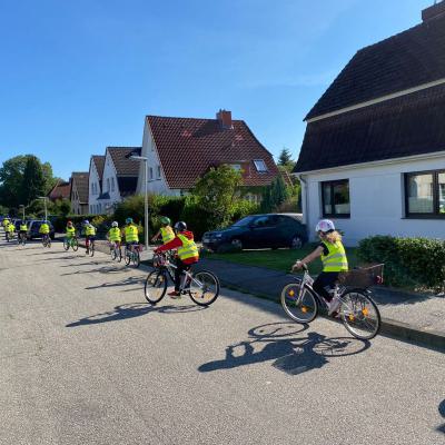 Fahrradausbildung, Klasse 4d, 01.09.2021