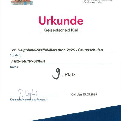 Vorrunde zum Helgoland-Staffelmarathon, 15.05.2025