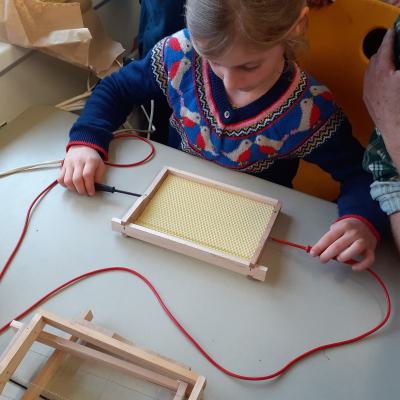 Mittelwände für die Mini-Plus-Beuten einlöten, 09.03.2020