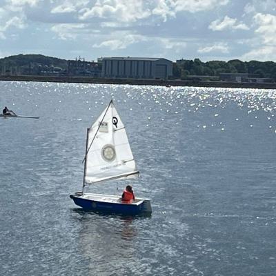 Opti-Segeln Klasse 4c, 27.06.2023