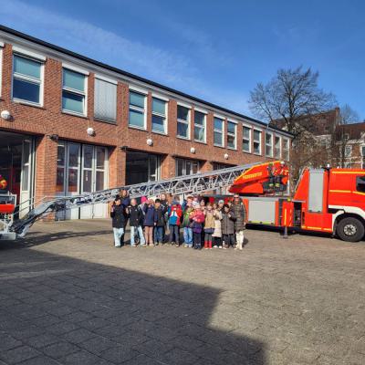 Klasse 3a bei der Feuerwehr, 29.02.2024